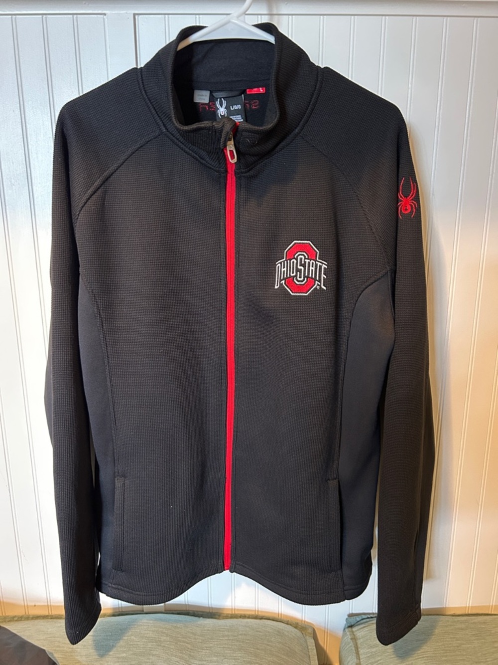 Mens Spider x Ohio state buckeyes jacket
